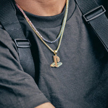 Load image into Gallery viewer, Inspired by PlayStation® - Classic PS Logo Necklace