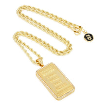 Load image into Gallery viewer, The 14K Gold Kilo Bar Necklace