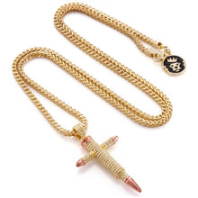 Load image into Gallery viewer, The Bullet Cross Necklace