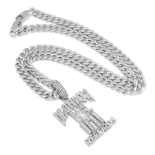 Load image into Gallery viewer, King Ice x Death Row Records .925 Sterling Silver Iced Necklace