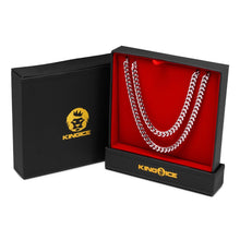 Load image into Gallery viewer, 8mm White Gold Miami Cuban Choker Set