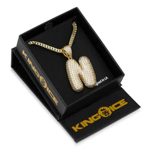 Load image into Gallery viewer, The Bubble Letter N Necklace
