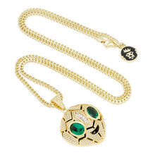 Load image into Gallery viewer, The Serpent Alien Emoji Necklace
