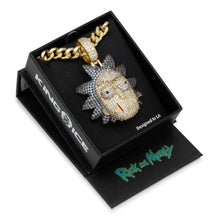 Load image into Gallery viewer, Rick and Morty x King Ice - XL Evil Rick Necklace
