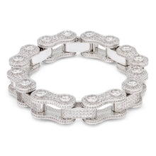 Load image into Gallery viewer, Iced Bike Chain Bracelet
